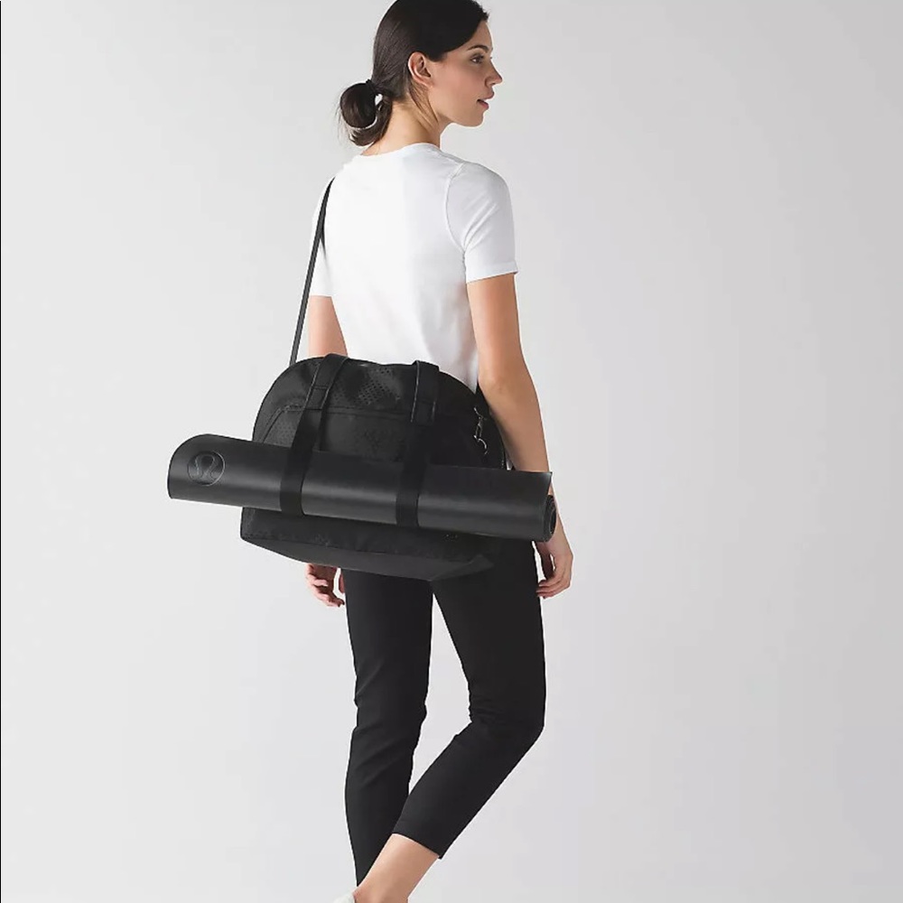 Lululemon Yin Time Bag Black Laptop Bag